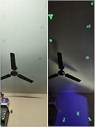 Buy Wall1Ders Green Color Fluorescent Night Glow in The Dark Star Wall ...
