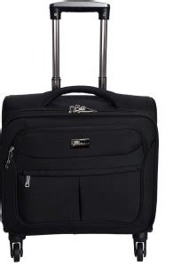 sprint Overnighter Trolley 406 BLACK 4 Wheel Expandable Cabin Suitcase ...