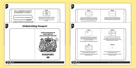 One and Two-Step Word Problems Passport Worksheet / Worksheet - Number