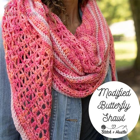 Modified Butterfly Shawl - Free Crochet Pattern — Stitch & Hustle