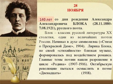 Годы жизни александра блока: Краткая биография Блока, творчество для ...