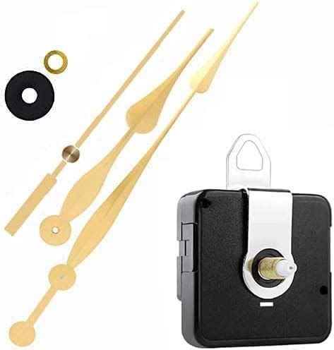 Buy Hicarer High Torque Long Shaft Clock Movement Mechanism with 12 ...