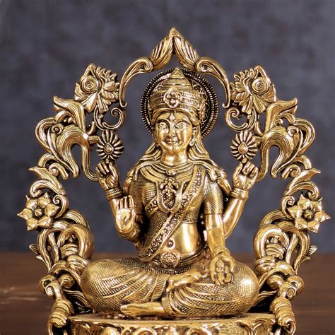 Brass Ganesh Laksmi Saraswati Idol - 4" Height – Budhshiv.com