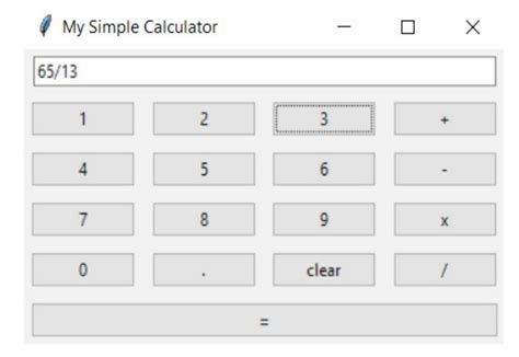 Image result for Python GUI Design Calculator