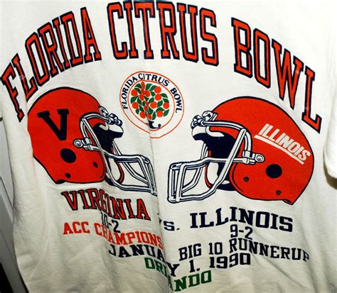 UVa Football Memorabilia -Bowl Game T-Shirts