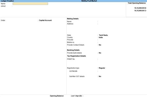 Example Order Processing Tally Prime in Tamil