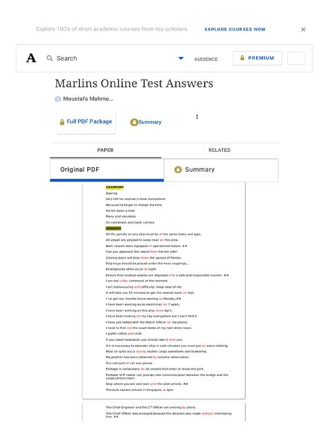 Marlins Test Preparation 的图像结果
