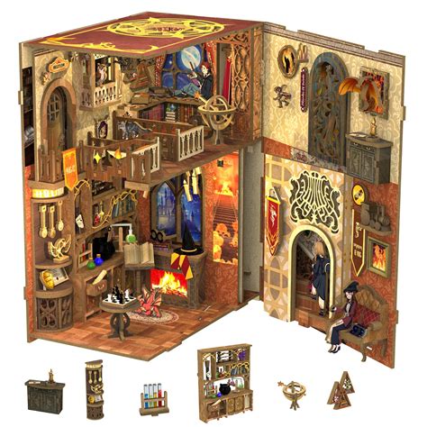 Cutebee Book Nook Kit Diy Miniature House Dollhouse Kit Adult ...