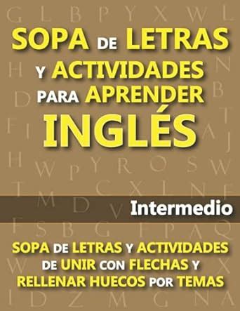 Amazon.in: Buy SOPA DE LETRAS Y ACTIVIDADES PARA APRENDER INGLÉS ...