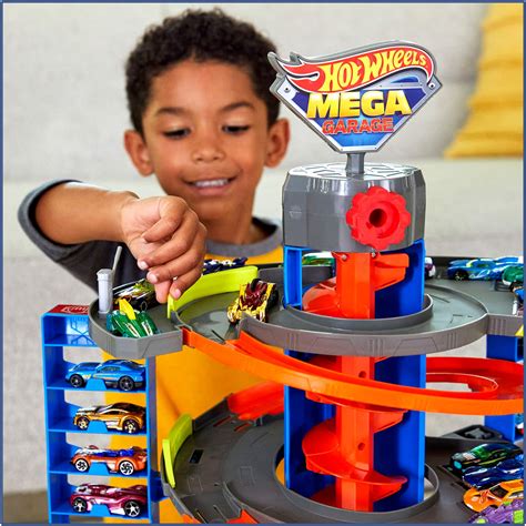 Customer Reviews: Hot Wheels City 50 Mega Garage Blue/Orange GTT95 ...