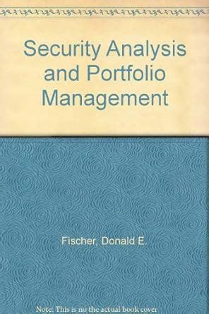 Buy Security Analysis and Portfolio Management Book Online at Low ...