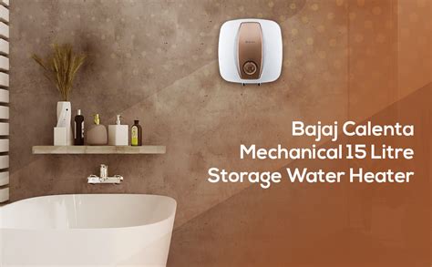 Buy Bajaj Calenta Mechanical 15 Litre 5 Star Rated Vertical Storage ...