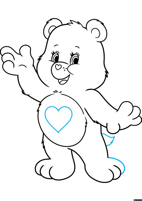 How to Draw a Care Bear - Really Easy Drawing Tutorial