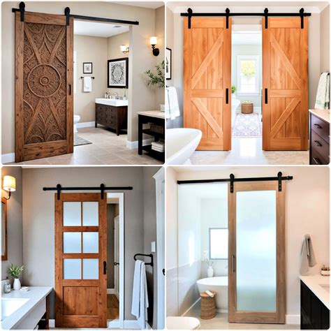 15 Bathroom Barn Door Ideas To Save Space in Style