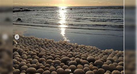 Unusual egg-like ice balls are falling on a beach in Hailuoto Island in ...