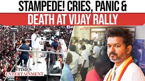 Stampede Hits Vijay’s Rally-Several Dead, Child Missing Amid Chaos