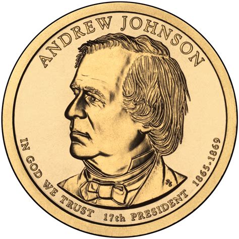 Andrew Johnson Presidential $1 Coin | U.S. Mint