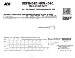 Fillable Online Attach UPC Symbol from Packaging Here OFFER # LD1015 ...