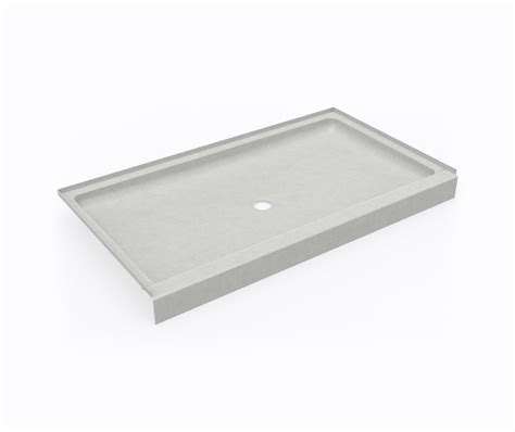 SS-3460 34 x 60 Swanstone® Alcove Shower Pan with Center Drain Birch ...
