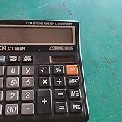 Citizen CT-555N Desktop Calculator: Amazon.in: Office Products