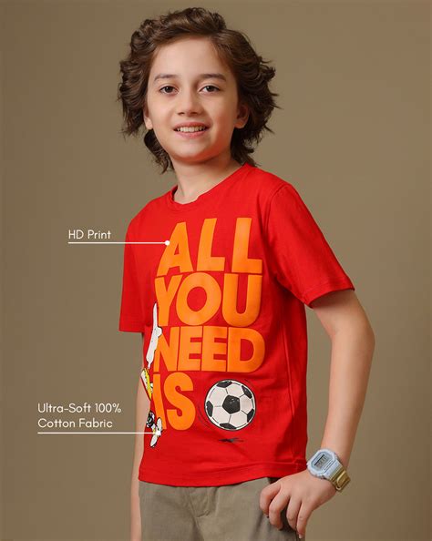 Peanuts Printed Regular Fit Tshirt For Boys – Kidsville