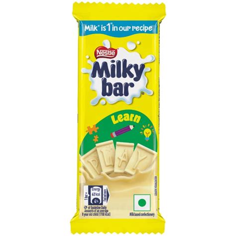 Nestle Milkybar Bar - Rich Taste, Creamy, 12.5 g : Amazon.in: Grocery ...
