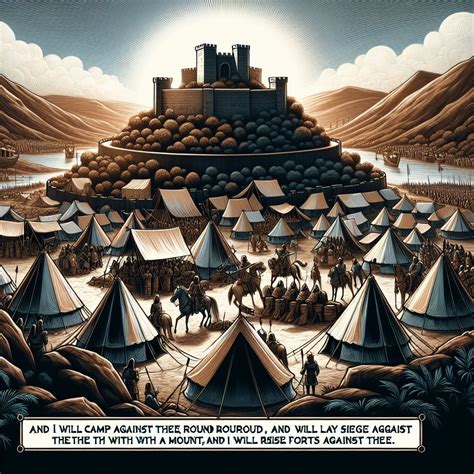 Isaiah 29:3 Artwork | Bible Art