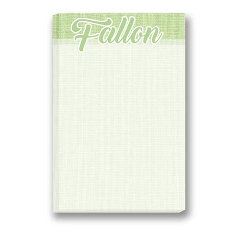 Fallon Note Pad | Custom Note Pad | Custom Printed Notepads ...