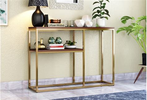 Buy Drew Solid Wood Console Table (White) Online in India | UrbanWood