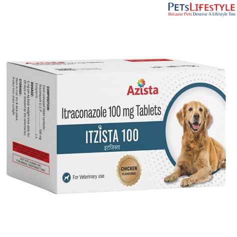 Buy Azista Itzista 100mg Itraconazole Tablets for Dogs at Best Price ...