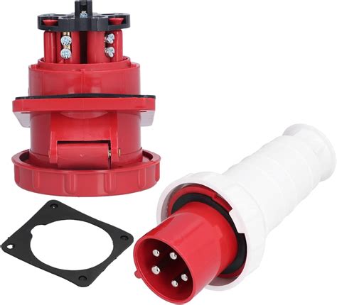 Jeanoko 3 Phase Industrial Power Connector, IP67 India | Ubuy