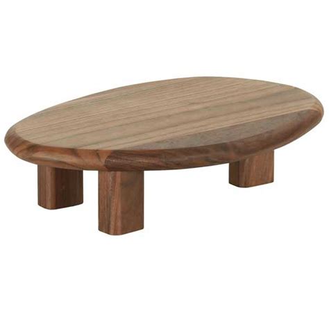 Cal-Mil 23120-78 Sydney Riser 8.25"x 12" x 3"H, Walnut - Ford Hotel Supply