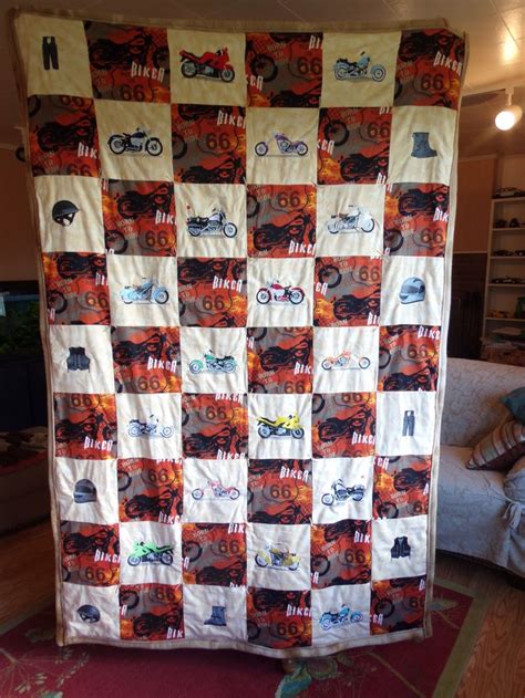 Motorcycle Quilt Pattern 的图像结果