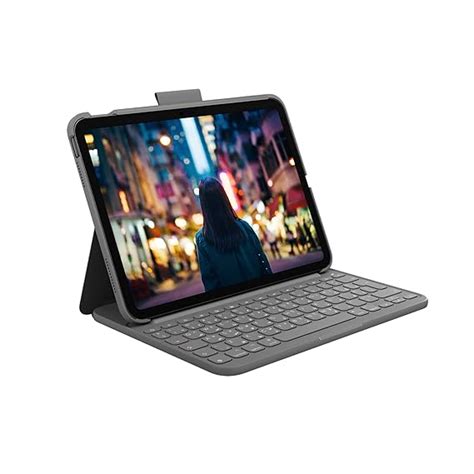 Logitech Slim Folio Keyboard Case for iPad (10th Generation) with ...