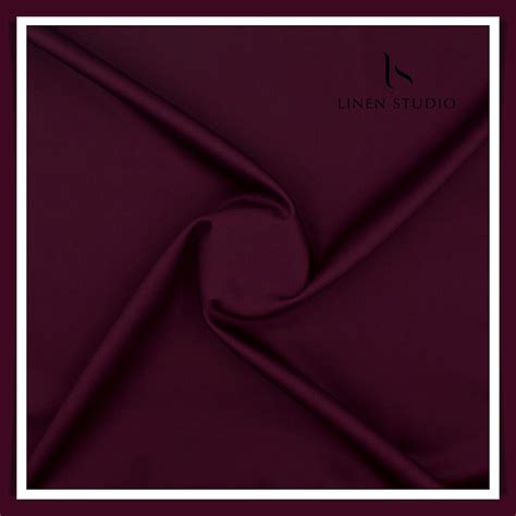 Luthai 100% Luxury Cotton Satin Shirting - Magenta Red (NEW) – Linen Studio