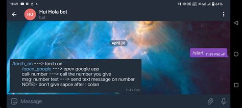 Script Termux Telegram 的图像结果