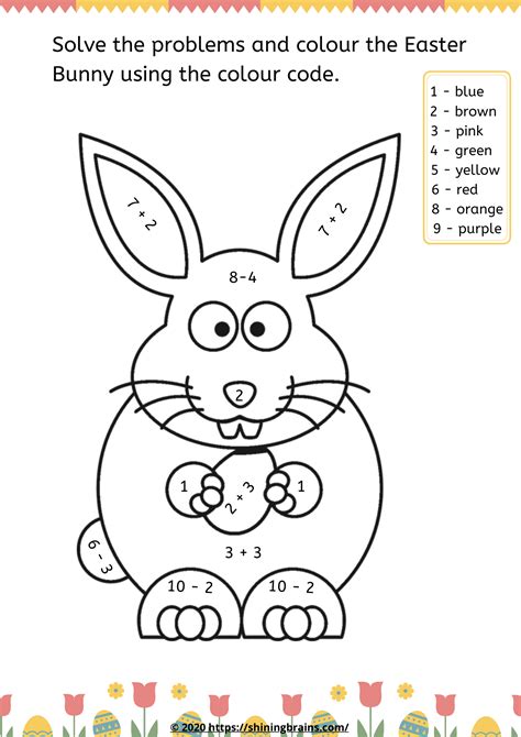 Easter Free Maths Worksheets – Easter Activities - Easter Free ...