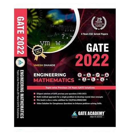 GATE Academy 2022 Engineering Mathematics Solved Papers | By Umesh ...