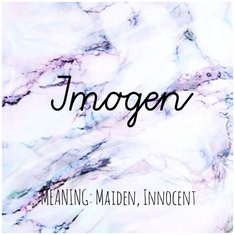 IMOGEN #Names #Imogen #BabyNames | Names with meaning, Pretty names, Names