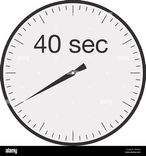 40 seconds minutes stopwatch icon hi-res stock photography and images ...