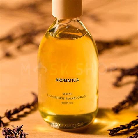 Органическое масло для тела с лавандой и майораном Aromatica Serene ...
