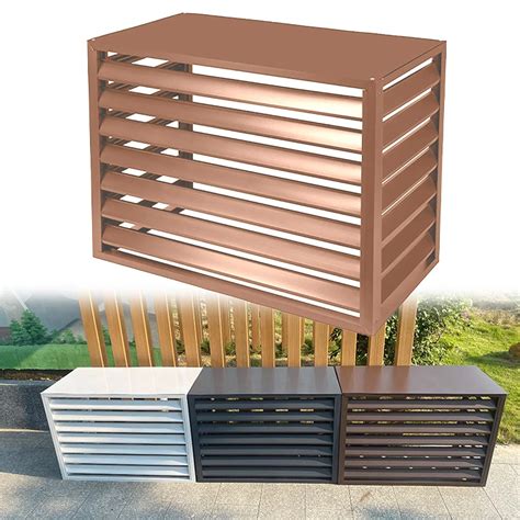 Louver AC Cover Decorative Air Conditioner Covers Metal Cover Private ...