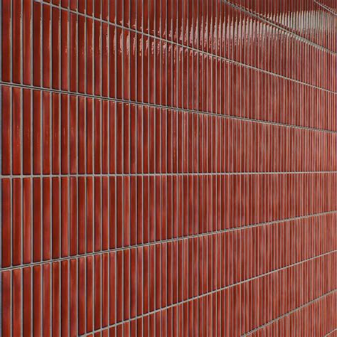 Faux Subway Wall Tile TL 05376 C Miraq Kitkat Maroon 2 ft x 1 ft ...