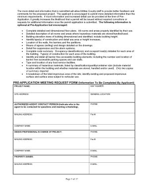 Fillable Online co kittitas wa B 005 Commercial Building Permit ...