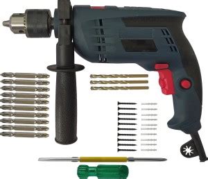 DUMDAAR Heavy duty 900W Electric Impact drill machine with 3pc Masonry ...