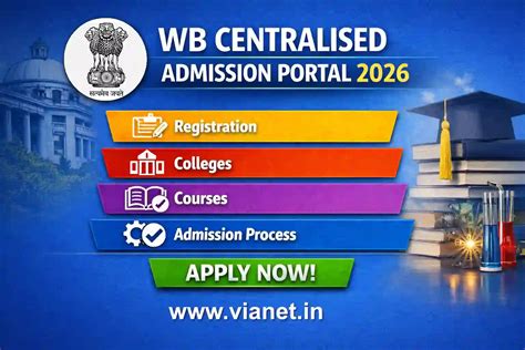 WB Centralised Admission Portal 2026 – Registration, Colleges, Courses ...
