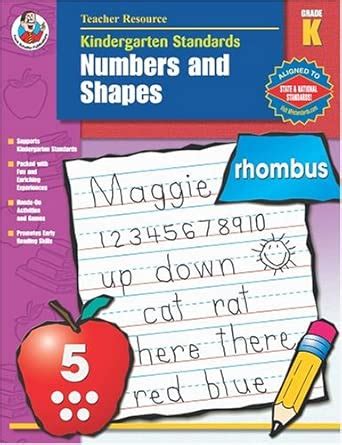Learning Numbers & Shapes (Kindergarten Standards) : School Specialty ...