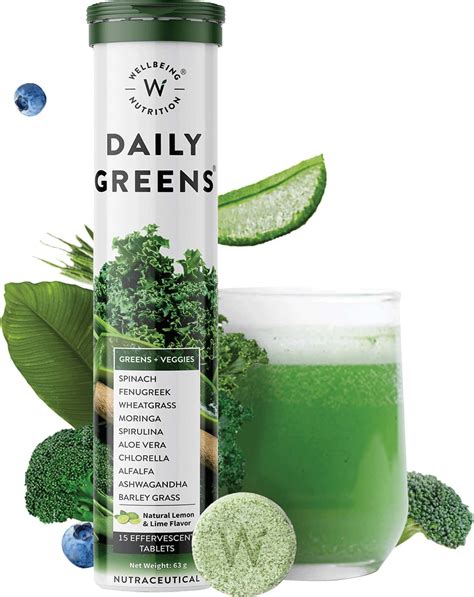 Buy WELLBEING NUTRITION DAILY GREENS WHOLEFOOD MULTIVIT FOR DETOX ...