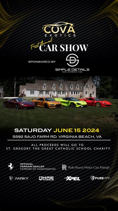 CoVa Exotics Car Show, Sajo Farms, Virginia Beach, 15 June 2024 | AllEvents