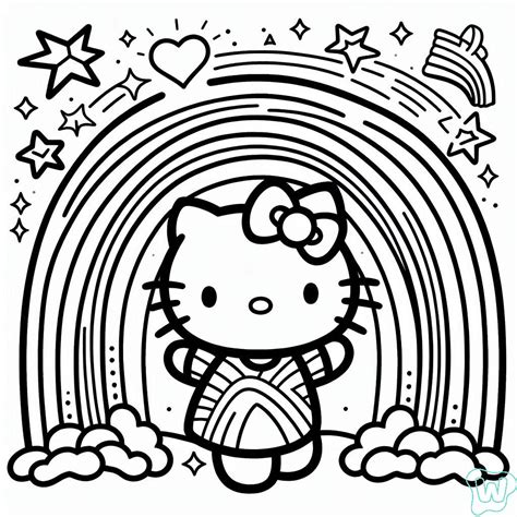 68 Hello Kitty Coloring - Download and Print Free